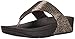 Fitflop Women's Lulu Superglitz Textile Sandal,Copper,6 M US