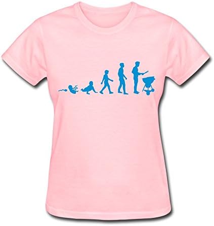 Women's Designed Tshirts Vintage Evolution Grill S Pink