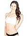 Anemone Women's Bralette Sports Bra Tank Top Cami Convertible Straps One Size (fits regular size XS-L) White