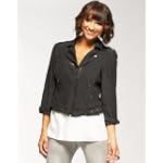 bebe Silk Moto Jacket