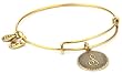 Alex and Ani Bangle Bracelet Bar S Russian Gold-Plated Bangle Bracelet