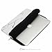 TOP CASE - White Marble Pattern Zipper Sleeve Bag Case Compatible with All Laptop 11