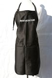 Black Embroidered Apron Meatatarian