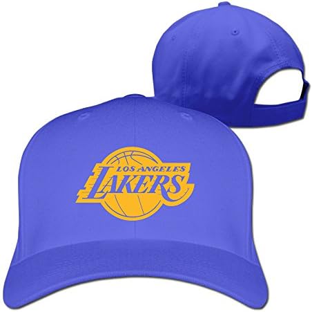 Los Angeles Lakers Logo Solid Color Unisex Plain Baseball Cap Blank Hat Solid Color