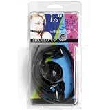 1 3/4 Black Ball Gag W/D Ring