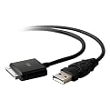 Belkin USB/ 30 PIN iPod Cable - 6' (F3U202v06-BLK)