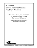 The Economic and Revenue Effects of Reducing Federal Income Tax Rates by 10 Percent