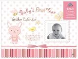 Baby's First Year Girl Undated Wall Calendar