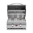 Cal Flame 25 Inch 2 Burner Natural Gas Grill Built In