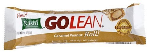 Kashi GOLEAN Roll Bar, Caramel Peanut Roll, 1.94-Ounce Bars (Pack of 12) by Kashi