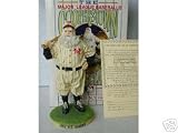 New York Giants 1923 MLB Cooperstown Santa Figurine