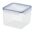 EMSA CLIP & CLOSE Contenitore salvafreschezza quadrato, 3,1 L
