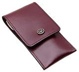 Wusthof Trident 9018 Leather 3-Tool Manicure Set, Burgundy