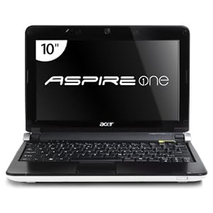 Acer Aspire One AOD150-1669 10.1-Inch Seashell White Netbook - 6.5 Hour Battery Life