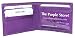 Purple Men's SLIM Purple Leather Pocket Wallet