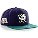 47 Anaheim Mighty Ducks Brand Sure Shot 2-Tone Purple Snapback Hat