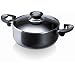 Beka  - 13071244 -  Faitout + couvercle verre 24 cm   Pro Induc anthracite en alumnium  -   int�rieur rev�tu  -  tous feux + induction