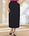 Swann Long Fully-Lined Straight Skirt, Black, 10