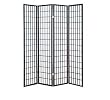 4-panel Black Room Divider / Shoji Screen