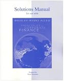 Solutions Manual to Accompany Principles of Corporate Finance [Paperback]