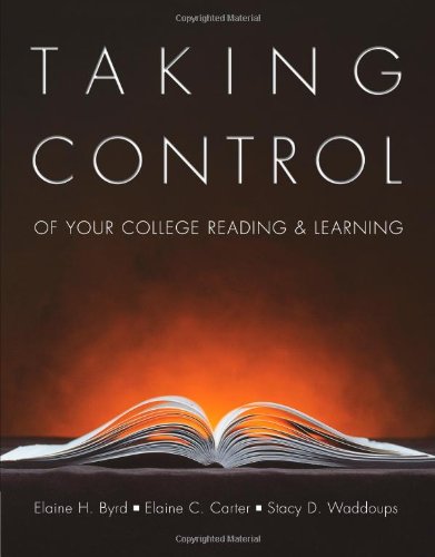 Taking Control of Your College Reading and Learning Book Image