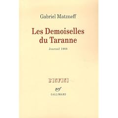 Les Demoiselles du Taranne : Journal 1988
