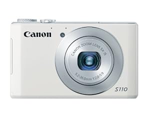 Canon PowerShot S110 12.1 MP Digital Camera with 5x Wide-Angle Optical Image Stabilized Zoom (White)