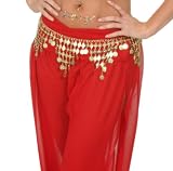 Golden Coin Belt with Triangles
