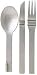 Coleman Stainless Steel Nesting Utensil Set Knife/Fork/Spoon