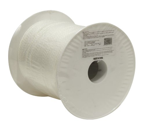 Wellington G1008S0600 Solid Braid Nylon Rope, 1/8-Inch by 600-Foot, White