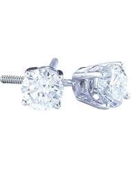 0.40CTW (EXCE) ROUND DIAMOND STUDS