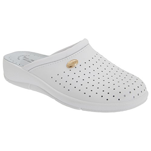 San Malo Womens/Ladies Coated Leather Clogs