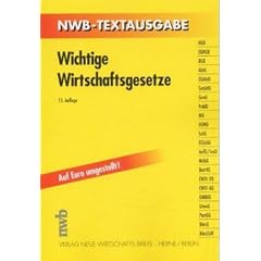 Wichtige Wirtschaftsgesetze