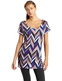 Hknb Heidi Klum For New Balance Women's Extra Long Tee With Rolled Sleeve