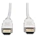 Tripp Lite High Speed HDMI Cable, Ultra HD 4K x 2K, Digital Video with Audio (M/M), White, 6-ft. (P568-006-WH)
