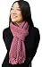 Handmade Acrylic Scarf in Orchid Pink (Hand-knitted)