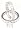 Solitaire Cubic Zirconia CZ Wedding and Engagement Ring Set in Sterling Silver SIZE 10