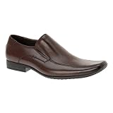 ALDO Tilghman - Men Dress Loafers - Dark Brown - 8