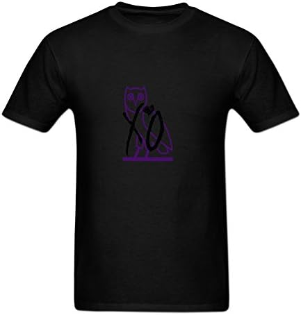 LLKE Men's Printed Drake Ovo The Weeknd Xo t-shirt L Black