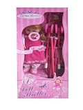 WeGlow International Carissa Collection Doll with Stroller - Pink Dress