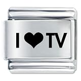 I Heart Tv Italian Charms Bracelet Link