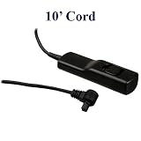 Opteka XL Remote Release Cord for Canon EOS 1D, 1Ds, 5D, 10D, 20D, 30D, 40D, & 50D Digital Cameras (10 Foot Cord)