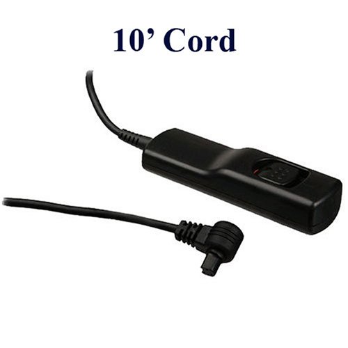 Opteka XL Remote Release Cord for Canon EOS 1D, 1Ds, 5D, 10D, 20D, 30D, 40D, & 50D Digital Cameras (10 Foot Cord)