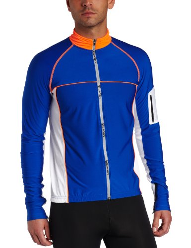 Canari Cyclewear Men's Torino Jersey, Sapphire, Large