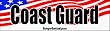 Coast Guard - patriotic bumper stickers (Large 14x4 inches)