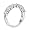1.40 CT TW Shared Prong Anniversary Diamond Wedding Ring in 14k White Gold - Size 3.5
