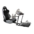 Si�ge baquet avec supports pour volant + levier de vitesse et p�dalier pour PS3 / Xbox 360 / PC
