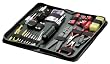 Fellowes 55-Piece Computer Toolkit, Black
