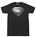 DC Comics Superman Man Of Steel Silver Logo T-Shirt
