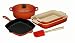 Kitchen & Housewares : Le Creuset Cast Iron, Stoneware & Spatula Gift Set, 5 Piece, Volcanic